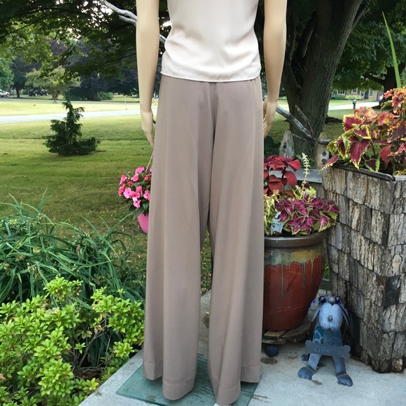 sale HIGH WAIST WIDE LEG PANTS - Picture 3 of 8